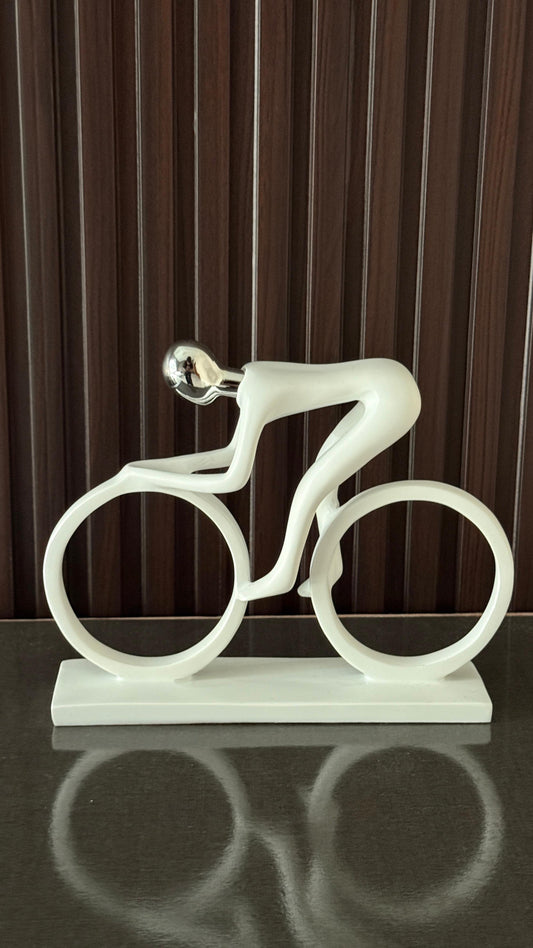 Cyclist Sculpture