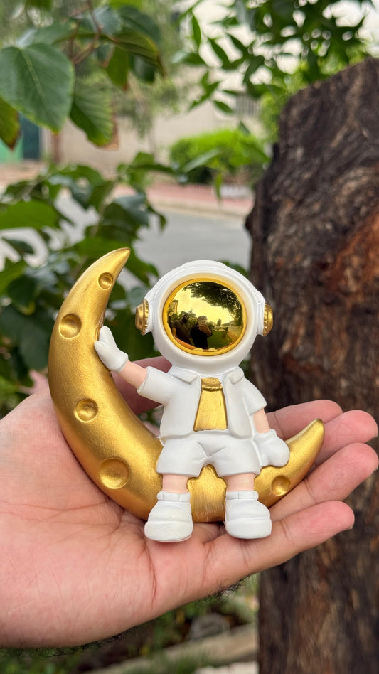 Mini Moon Astronaut Ornament.