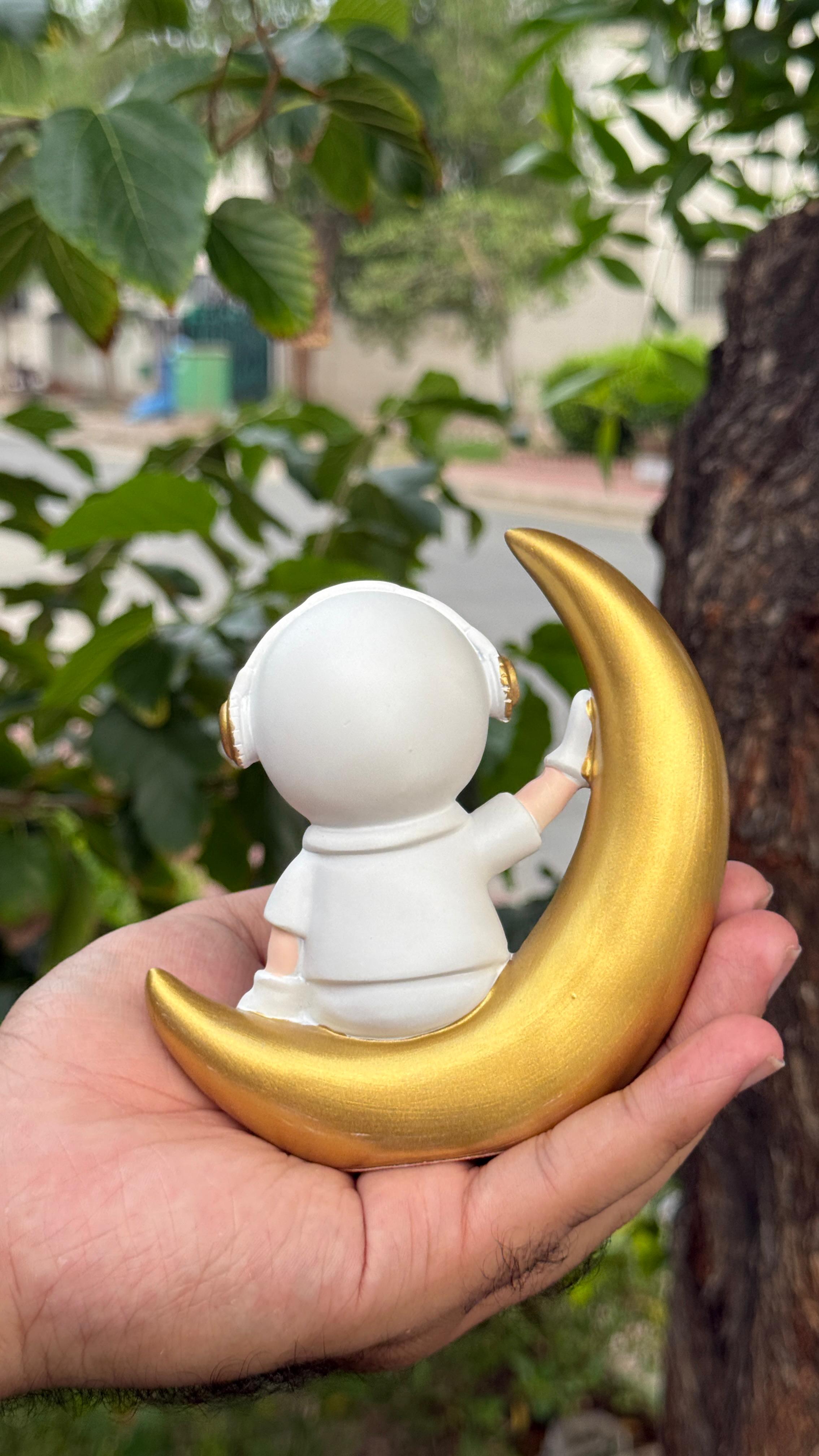Mini Moon Astronaut Ornament.